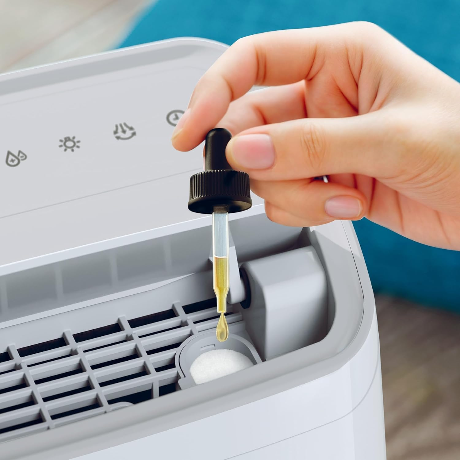 Philips Air Dehumidifier Series 3000 &ndash; Powerful Moisture Control for a Healthier Home, XL 4L Tank, Aromatherapy & Laundry Mode, Touchscreen, Ideal for Large Rooms up to 150M&sup3; (DE3306/71) image number 4