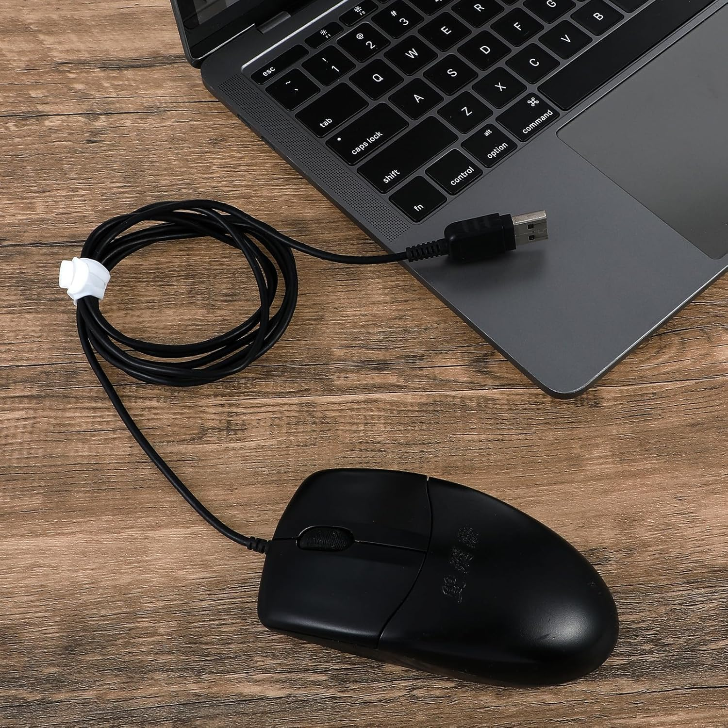 Lexziuo 10PCS Reusable Silicone Cable Ties - Colorful Cord Organizer Straps with Locking Buckles & Wire Labels for Neat Cable Management image number 2