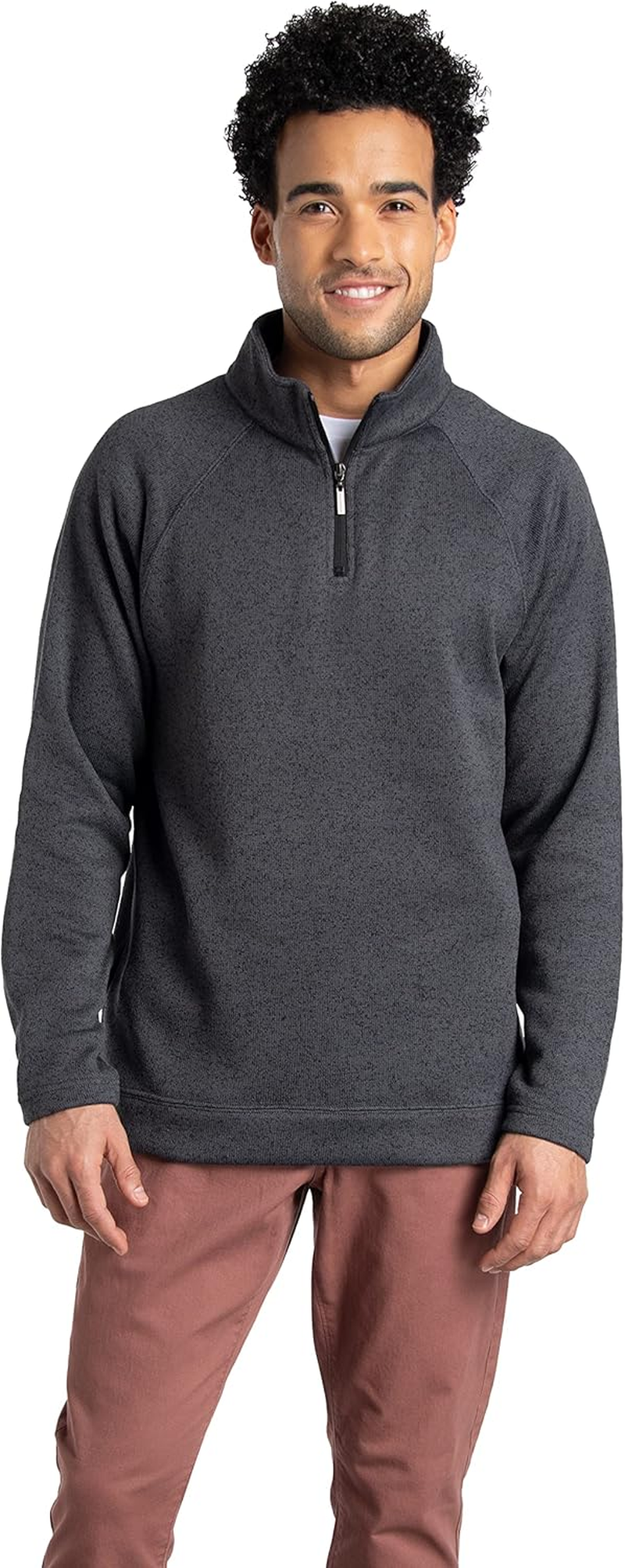 Fruit of the Loom Men'S Sweater Fleece Quarter Zip