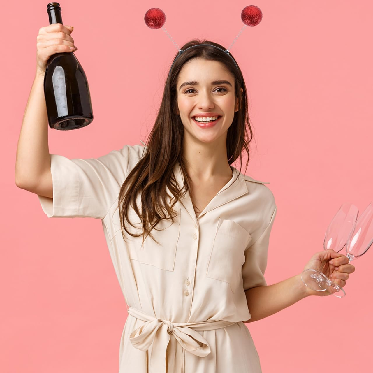 Baluue 6Pcs Black Plastic Headbands with Teeth, Diy Hair Accessories for Women, Spring Hairbands for Secure and Comfortable Fit, Ideal for Home Decor and Craft Projects image number 6