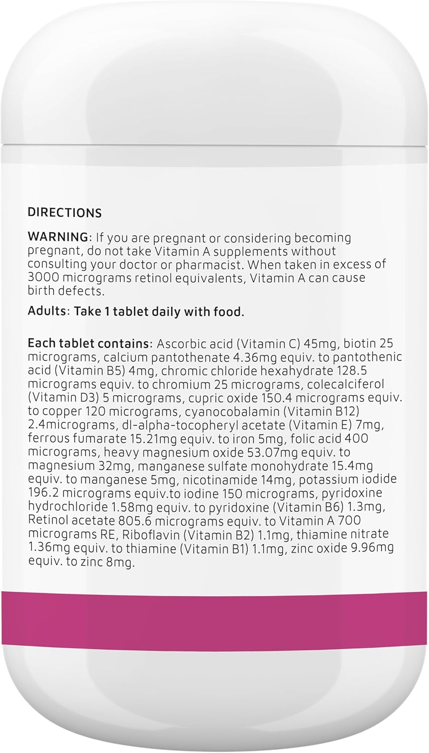 Nature'S Way Women'S Once Daily Multi-Vitamin 120 Tablets image number 2