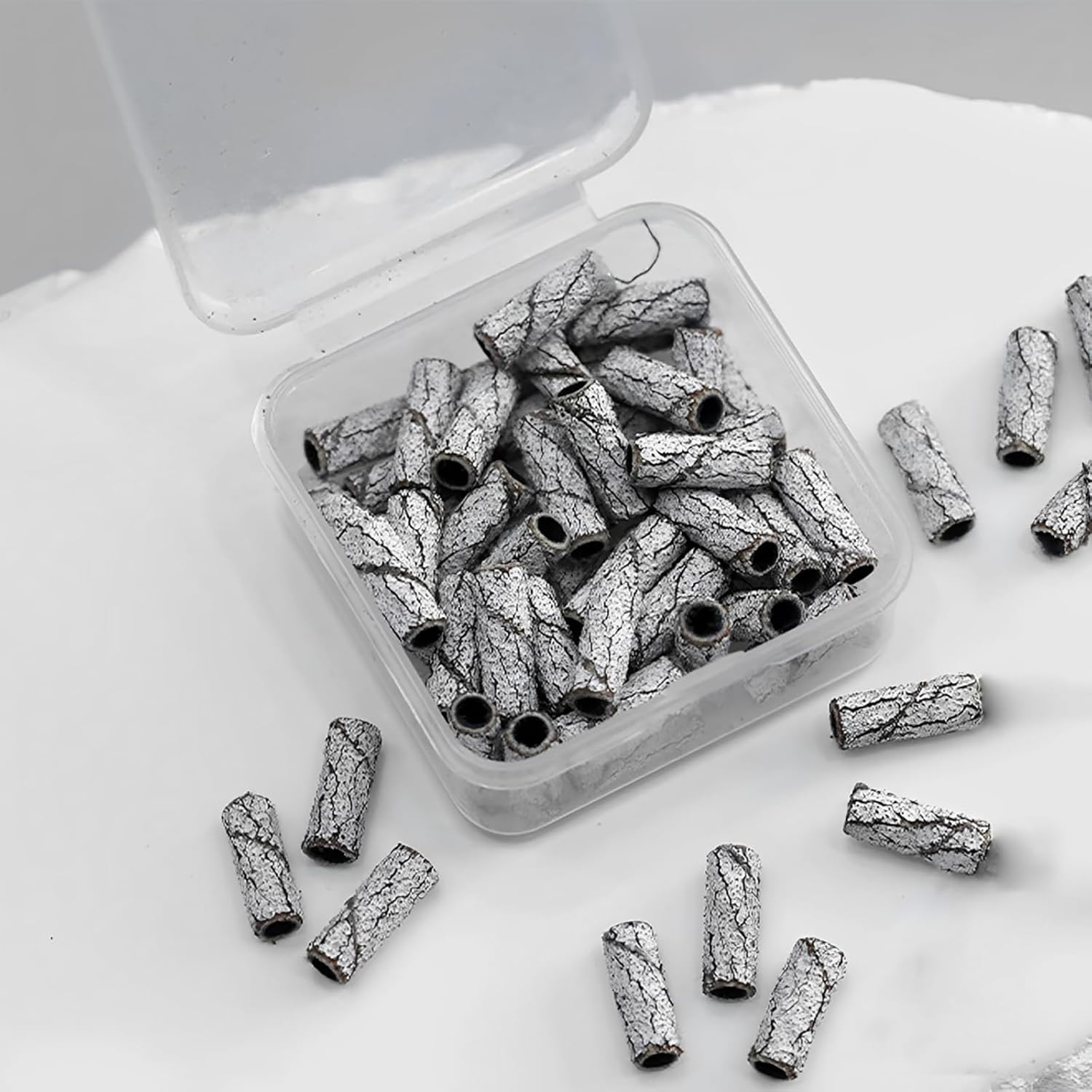 Taoluwin 50 Pcs Sanding Bands for Nail Drill, Durable Sanding Ring for Nail File, High-Grit Nail Sanders for Acrylic Nails, Manicures & Pedicures (#240)