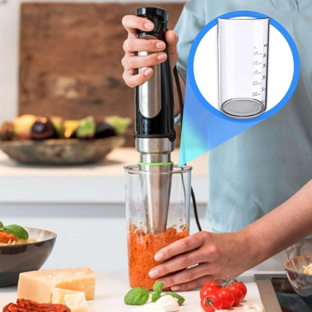 Anakel Home Plastic Mixing Cup with 600Ml Dimensions for Blenders, BPA Free and Durable Plastic