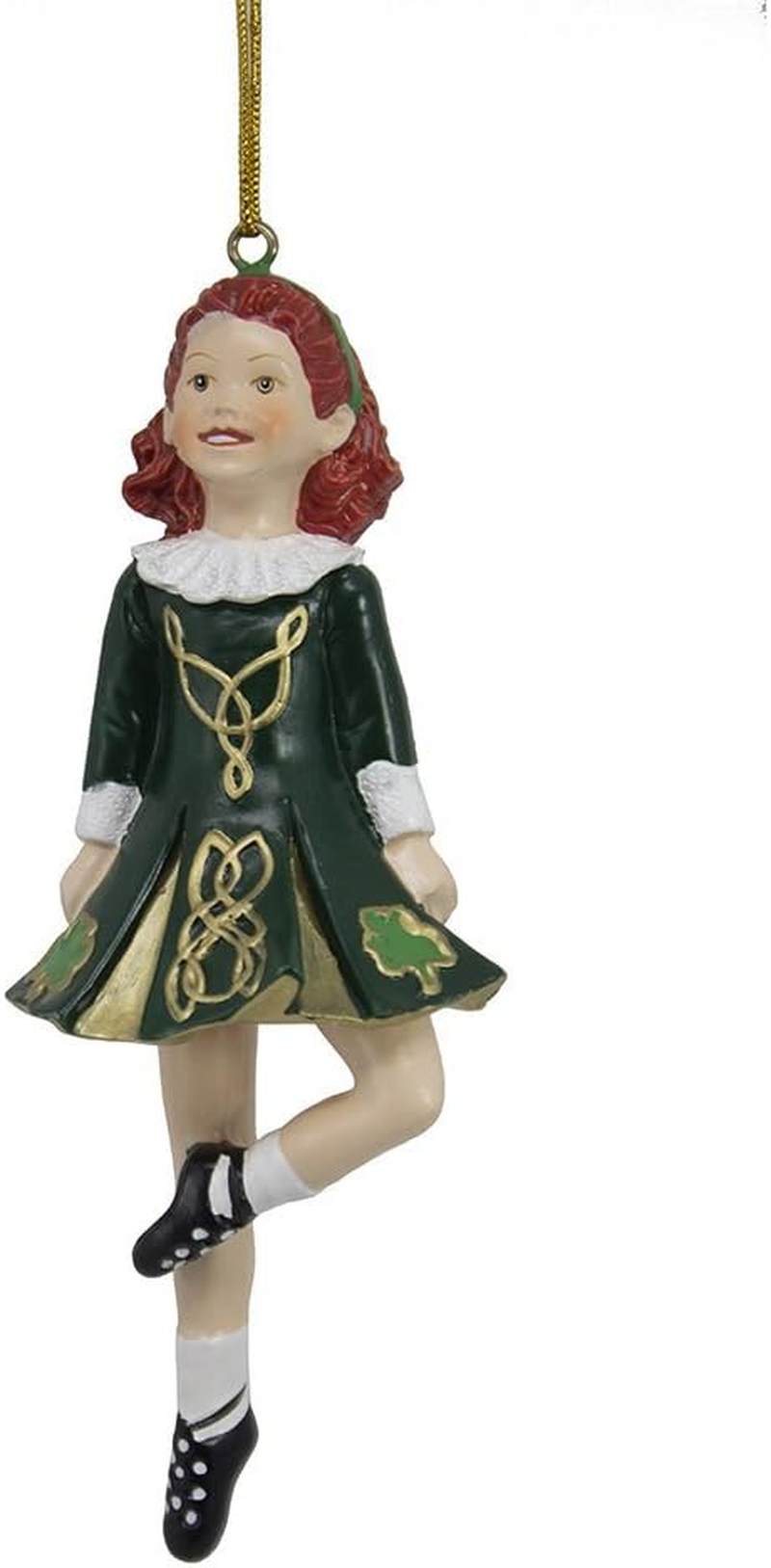 Kurt Adler 6-Inch Resin Step Irish Dancer Ornament for Christmas image number 3