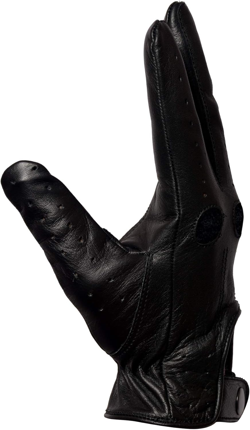 Men'S Leather Chauffeur Vintage Retro Style without Lining Driving Gloves