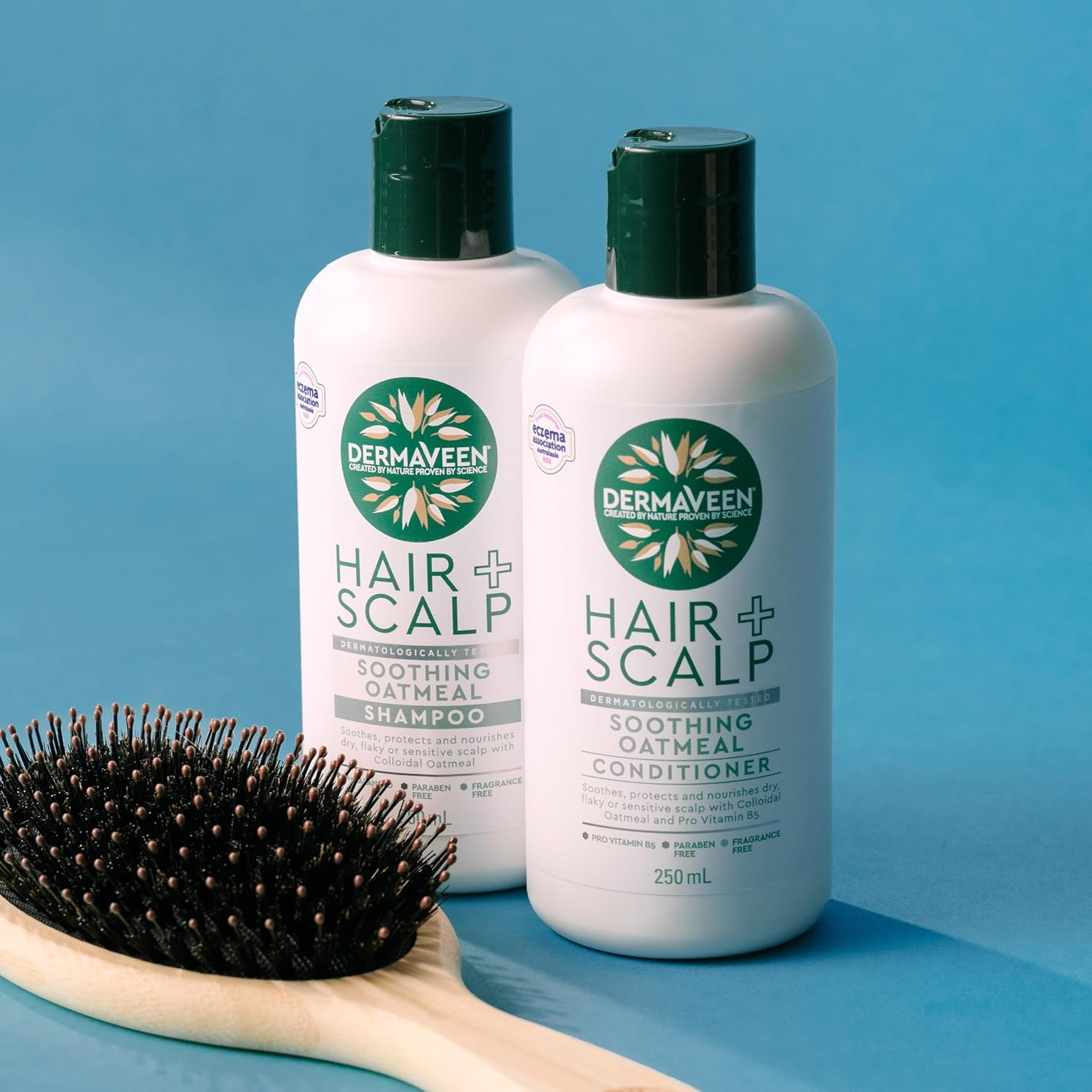 Dermaveen Hair + Scalp Soothing Oatmeal Shampoo for Dry, Flaky or Sensitive Scalps 250Ml |Dermatologically Tested, Ph Balanced, Paraben-Free and Fragrance-Free | Soothes Dry, Irritated Scalps & Helps to Manage Dandruff image number 5