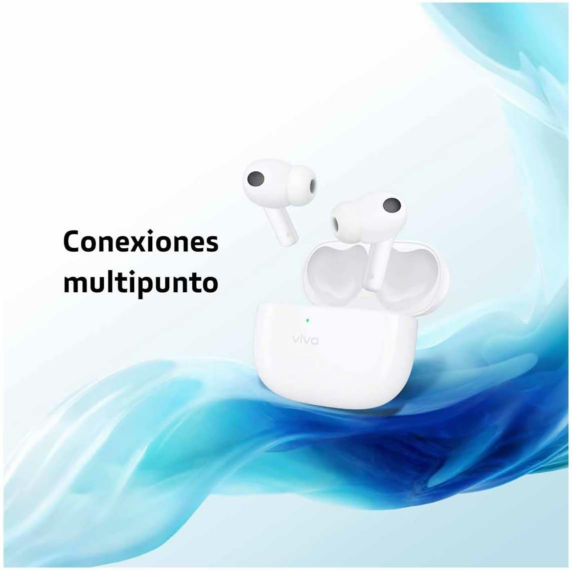 Vivo TWS 2E Wireless Headphones - Moonlight White image number 6