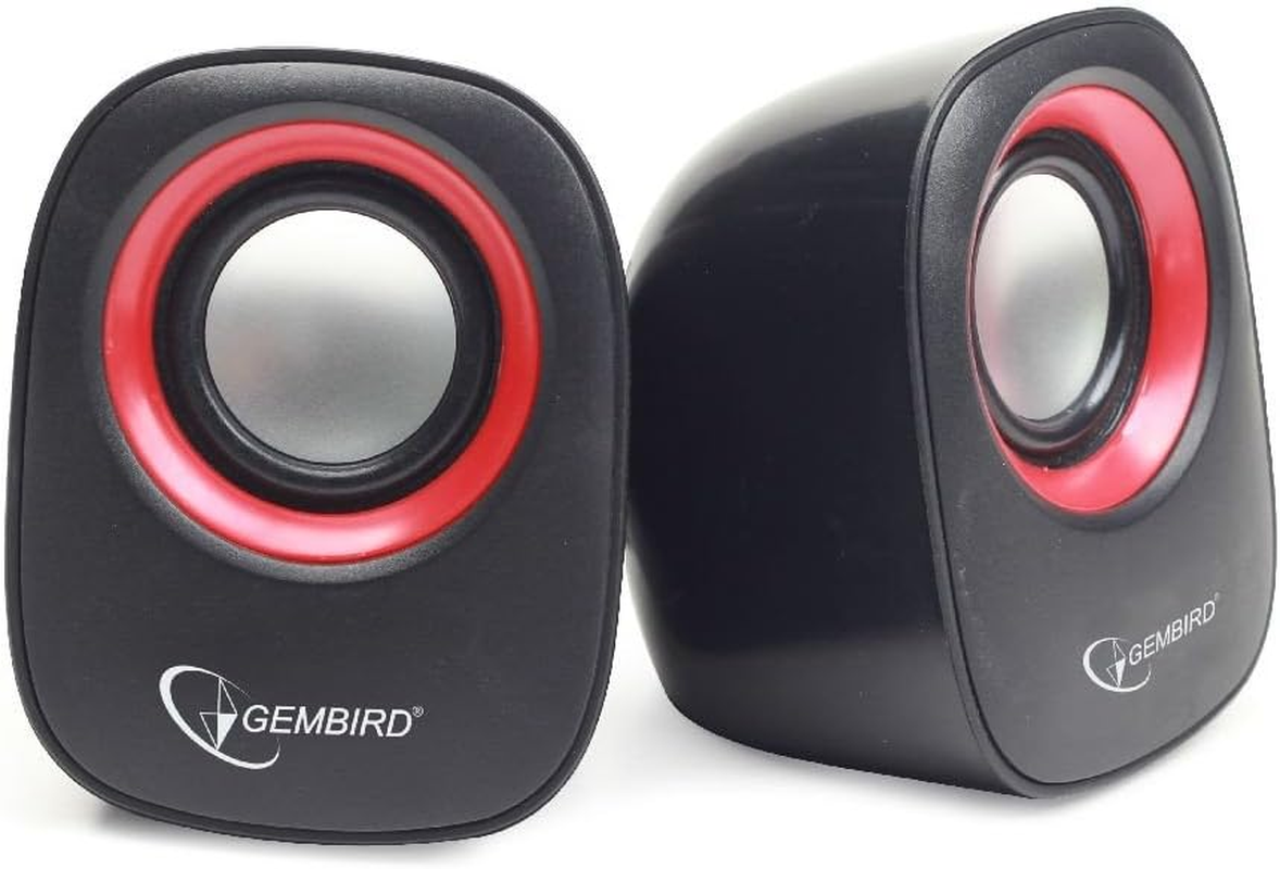Gembird SPK-107A Stereo Speaker Black/Red