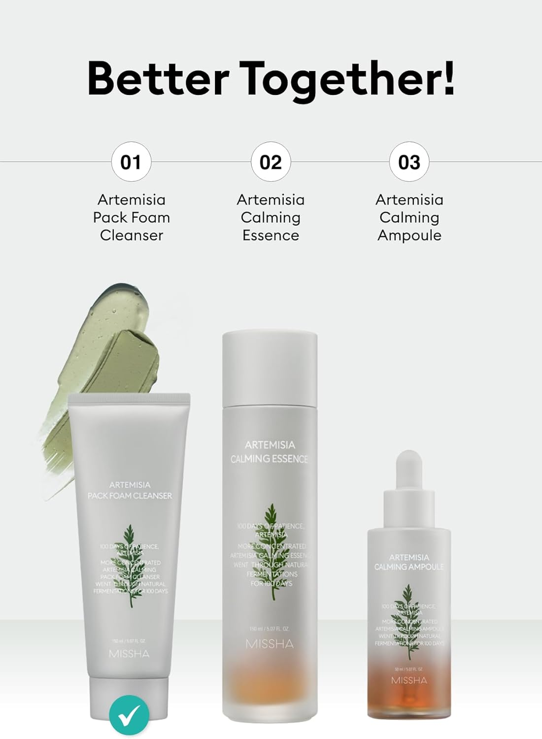 Missha Time Revolution Artemisia Pack Foam Cleanser 150 Ml image number 6