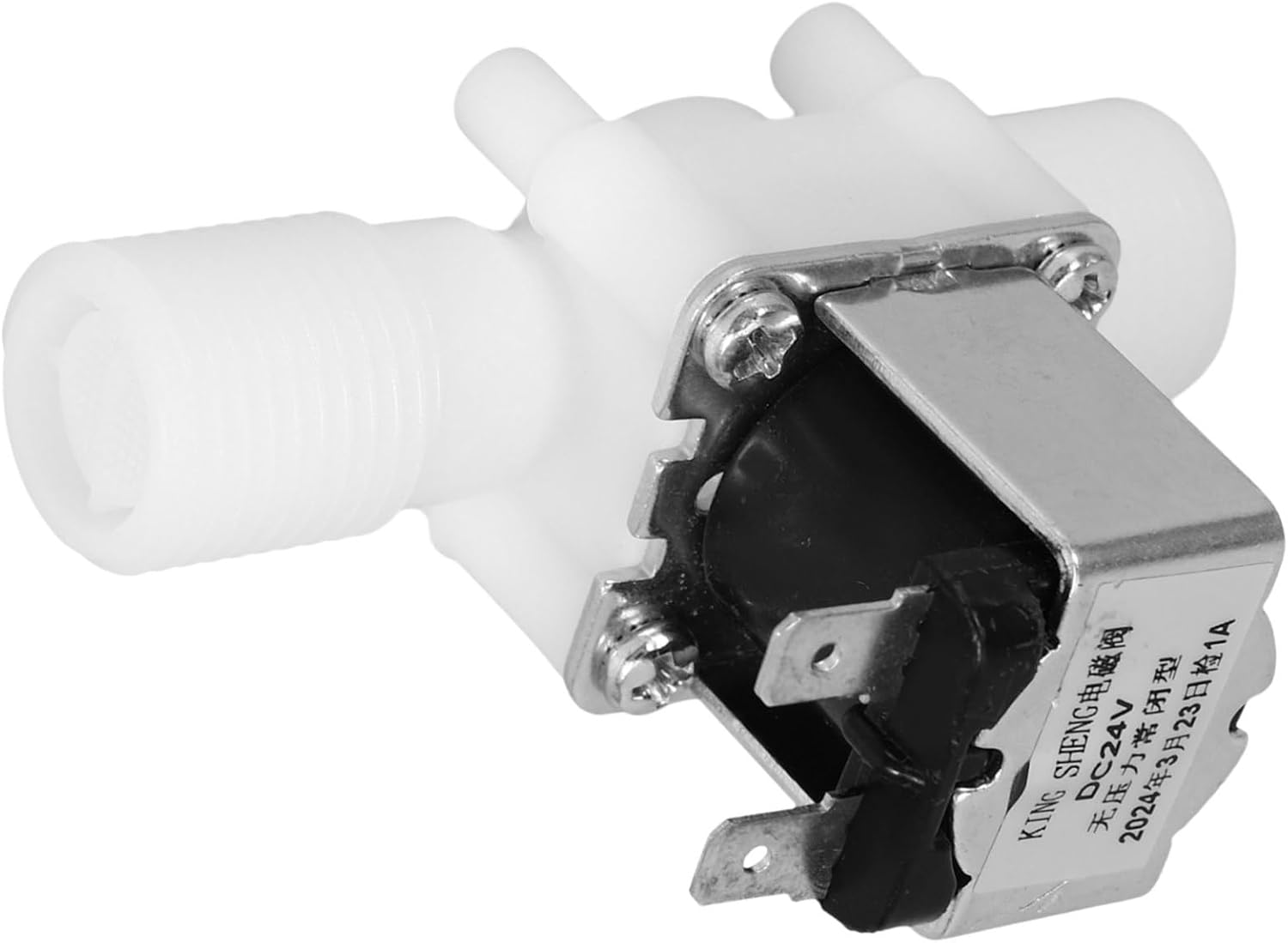 SOLUSTRE 4Pcs Electric Water Solenoid Valve for Sprinkler System Solenoid Valve for Lawn Garden Water Control for Drip Irrigation and Gardening Tools image number 1