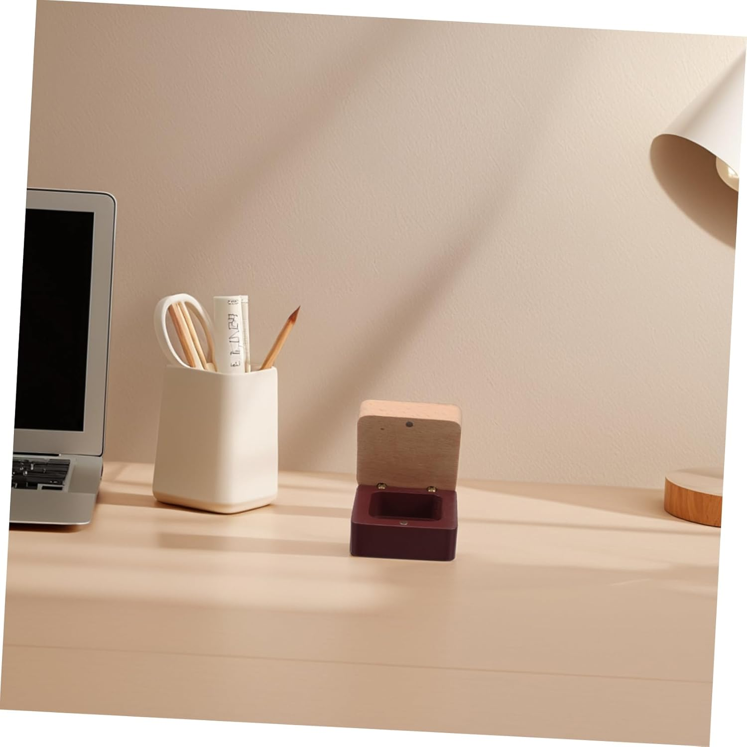 Tooth Storage Box Wooden Keepsake Hair Organizer Keepsake First Curl Holder Keepsake Container Tooth Organizer Curl Storage Beech image number 4