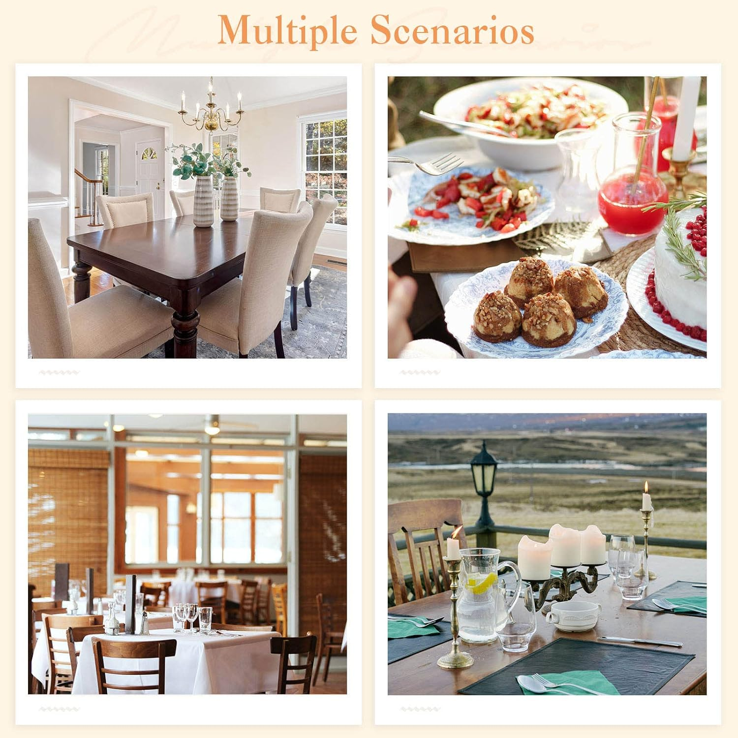 Kesfey Red Gingham Tablecloth Polyester 140X200Cm, Rectangle Checkered Tablecloth Spillproof and Wrinkle Resistant for Outdoor and Indoor Use, Plaid Table Cloth Wipe Clean image number 7