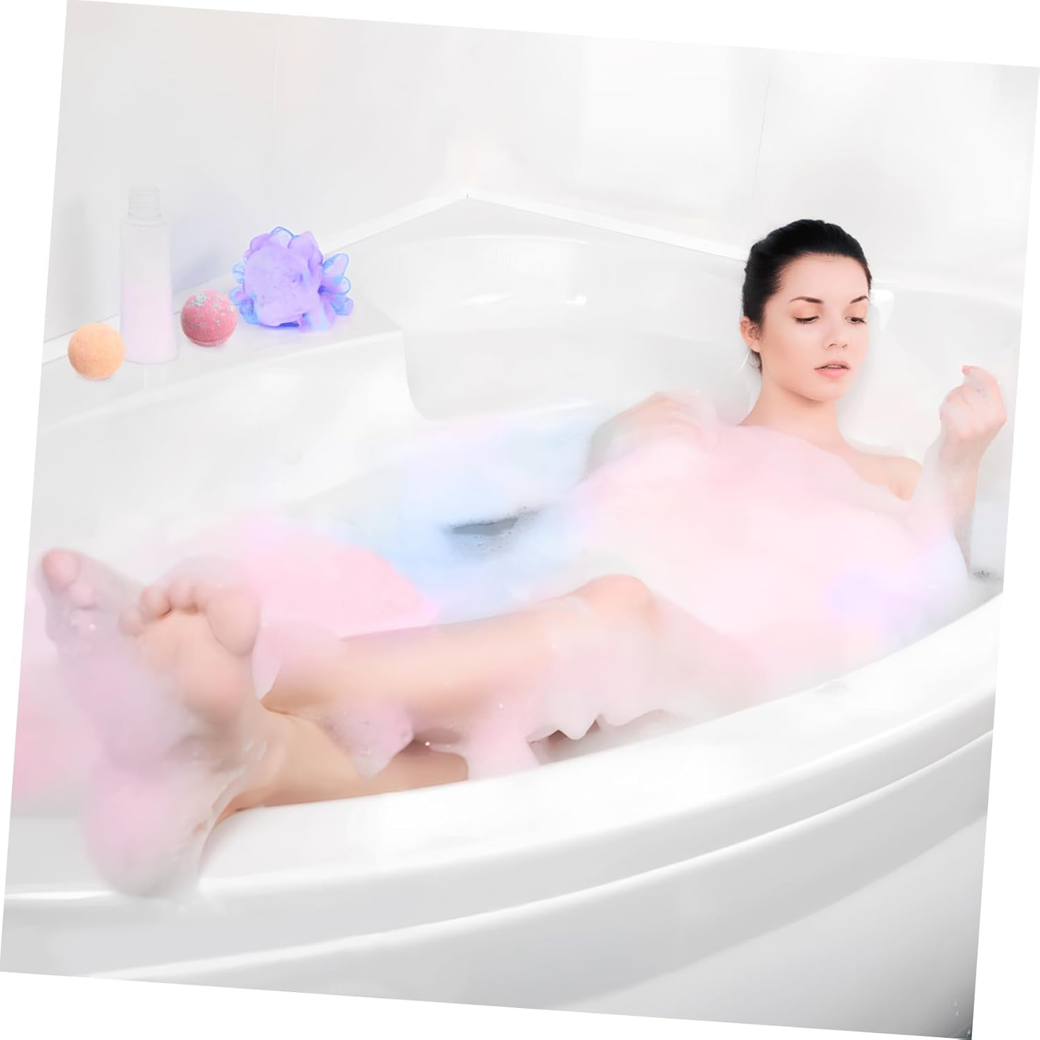 Healvian 12Pcs Spa Bath Balls Women Choice for Smooth Glowing Skin Fresh Smell for Home Travel image number 5