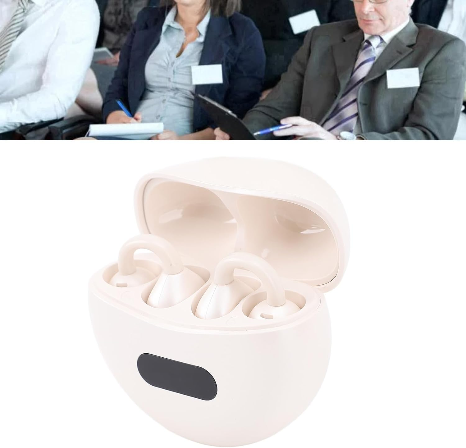 Marhynchus Smart Translator Earbuds Wireless Real Time Language Translator Earbuds Noise Cancelling Translator Device with Long Battery Life for Multi Language Conversations