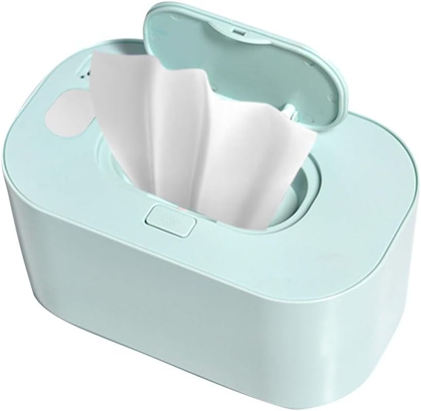 LAPOOH Baby Wipe Warmer with Digital Display Large Capacity Baby Wet Wipes Warmer Dispenser USB Powered, Adjustable Temperature Heating