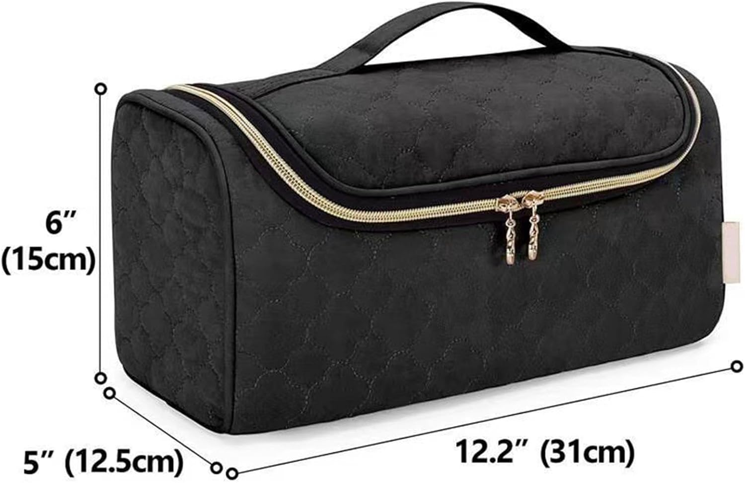 Generic Hair Curler and Accessories Storage Bag, Hair Tools Organizer, Protection Travel Case for Styler and Attachments Portable, Black image number 6