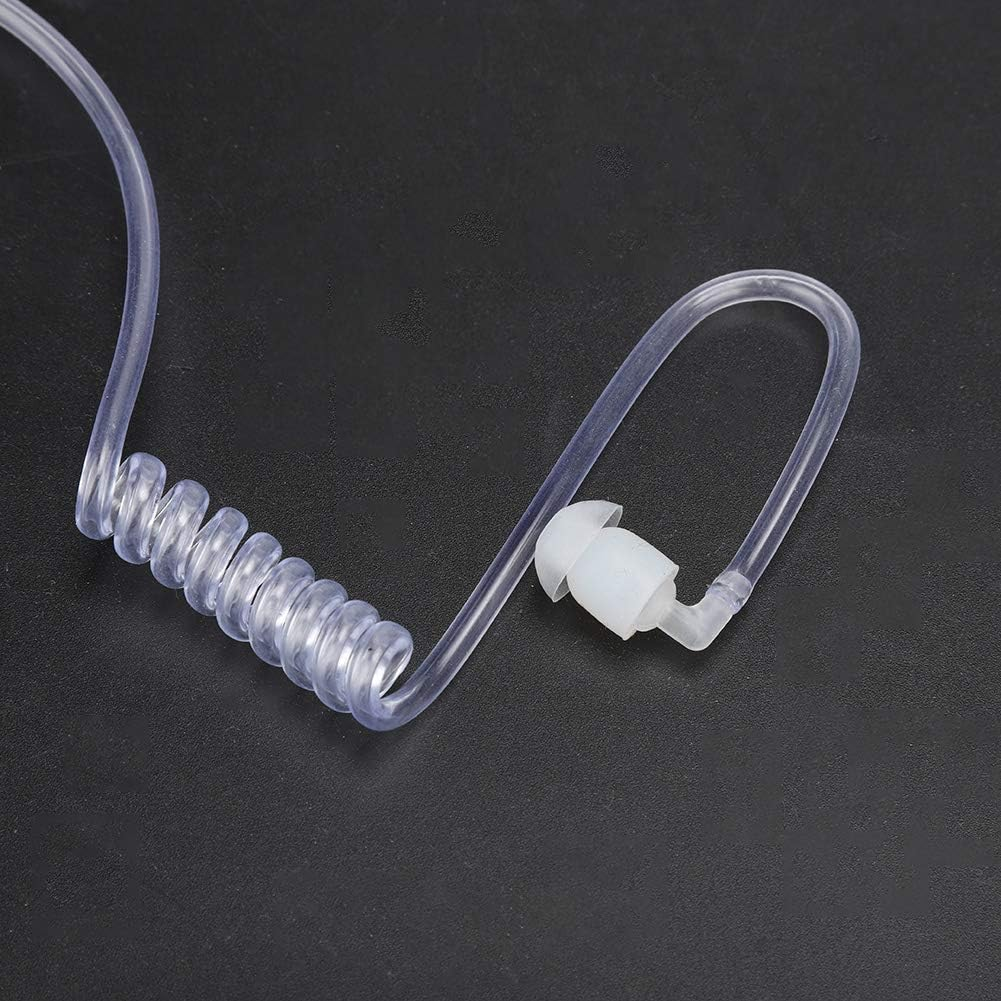 2.5Mm Earphones with Air Acoustic Sound Tube for Speaker Microphone, Earphones for Safety Monitoring, Environmentally Friendly Material