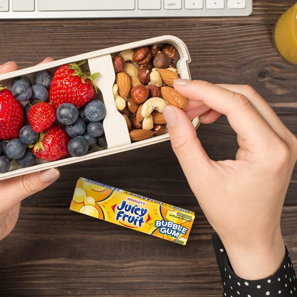 Juicy Fruit Gum Original Bubble Chewing Gum, 5 Count (Pack of 18) image number 4