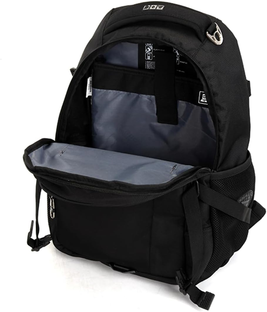 SUISSEWIN Swiss Laptop Backpack 15.6 Inch, Water Resistant Shoulder Messenger Bag, Travel, Work, Business, College, Black Backpack for Men and Women (SN9610)