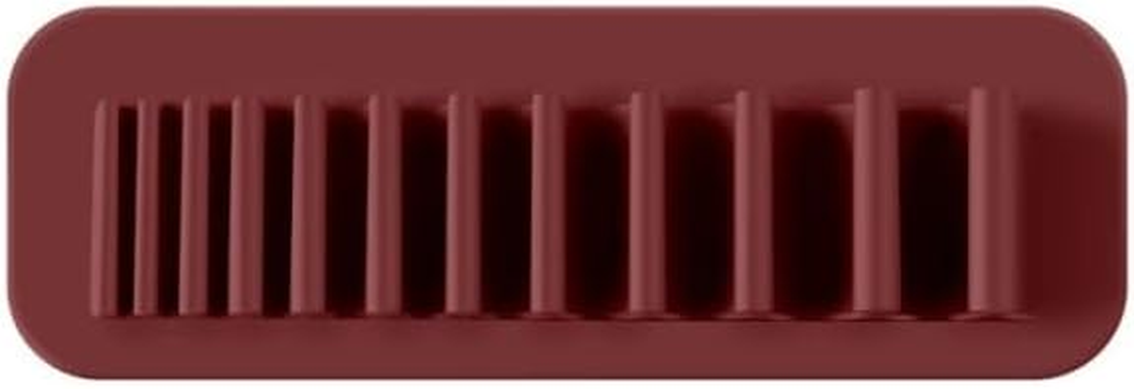 Silicone Wall-Mounted Makeup Brush Toothbrush Holder - Multifunctional Drying Rack Organizer for Cosmetic Brushes, Travel Storage, and Home Bathroom (Space-Saving Design) image number 2