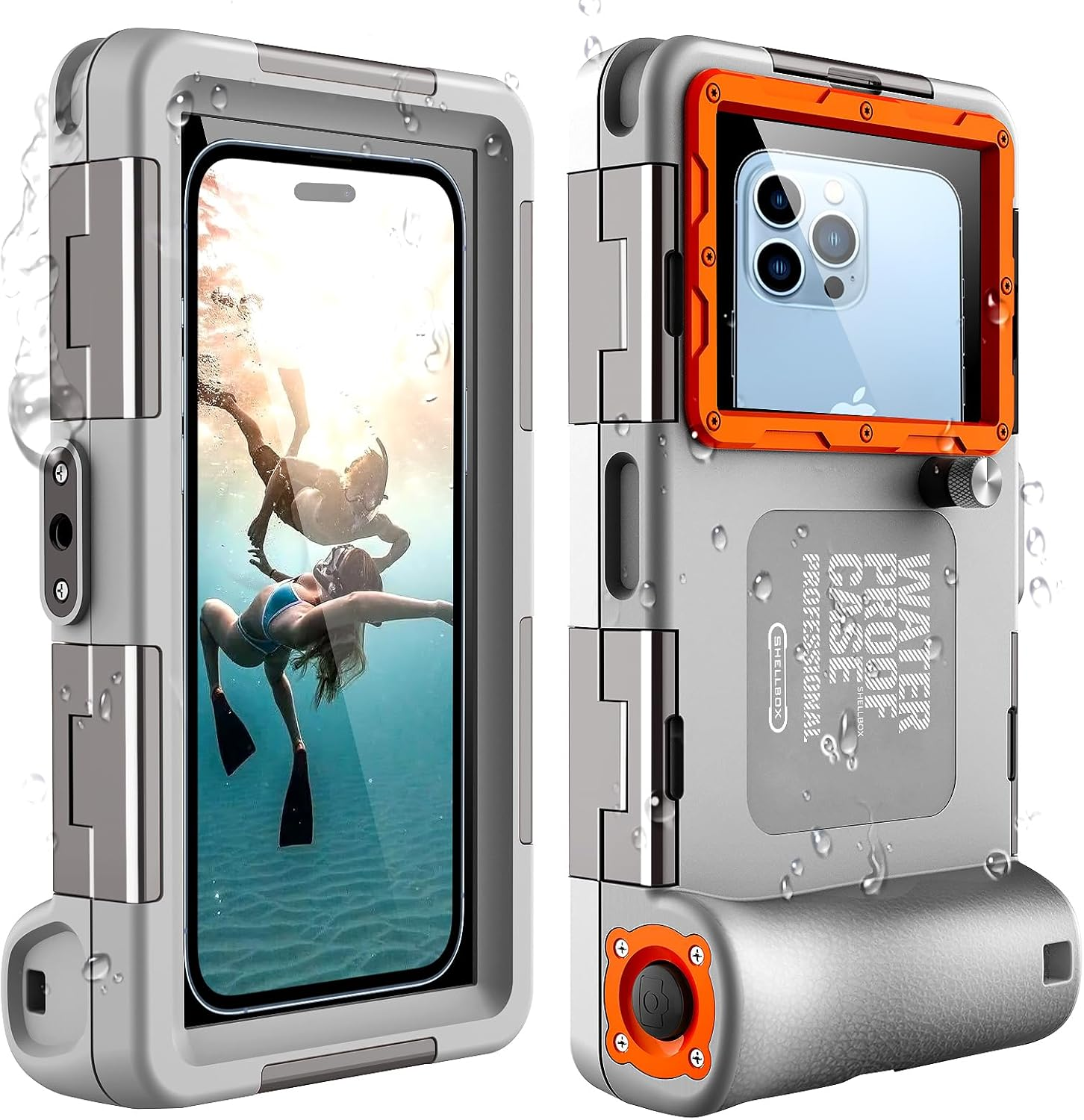 MKERED Waterproof Phone Case Underwater Phone Pouch 15M Case with Lanyard for Swimming Snorkeling Raining Dustproof for Iphone 15 14 13 Pro Max Samsung S24 S23 S22 Ultra A55 A35 A25 A15 A54 A34