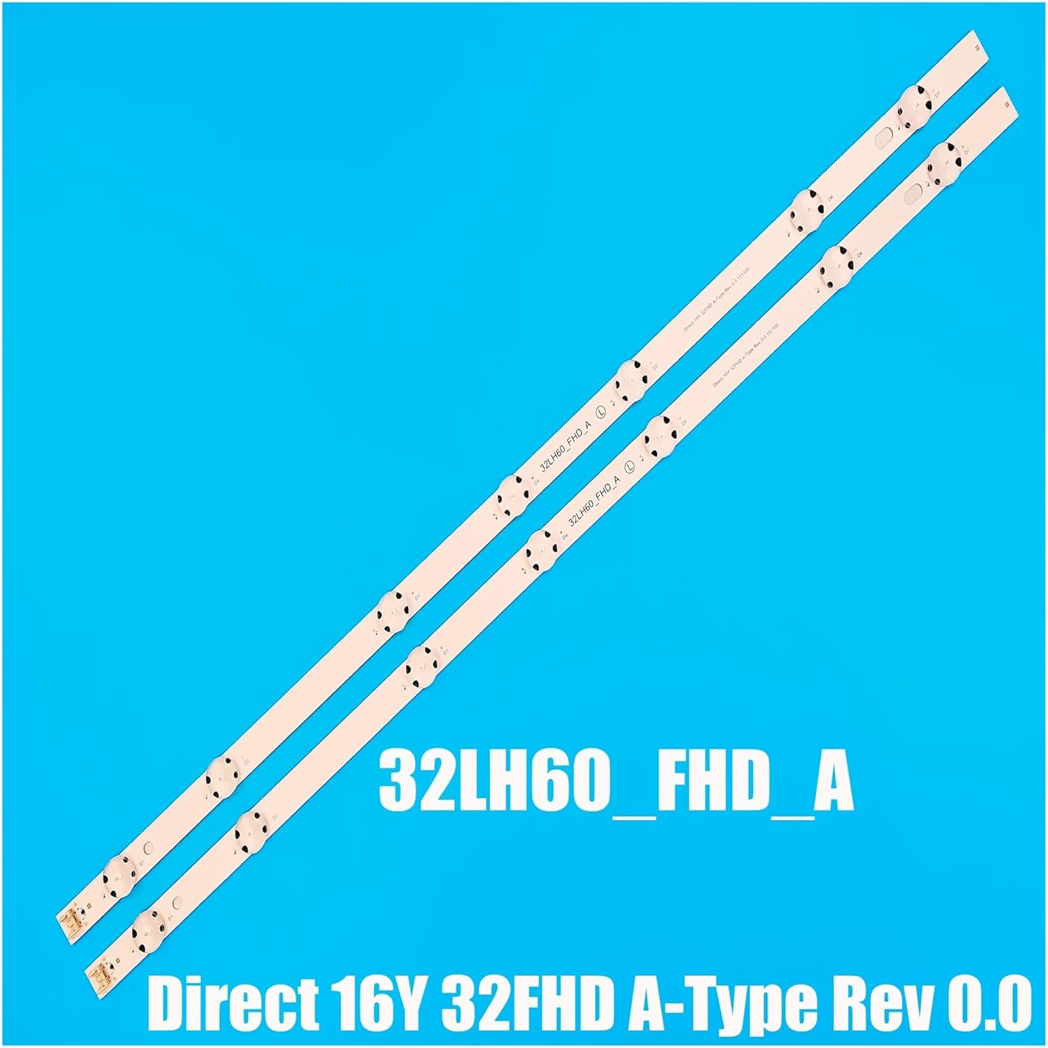 LED Blacklight Strip for 32LH609V 32KH530V 32LH604V 32LH530V 32LH60_FHD_A 32LH60_FHD S L Ssc_32Inch_Fhd_Rev01_151102 (Color : 2 PCS for 1 TV) - 2 Pcs For 1 Tv image number 4
