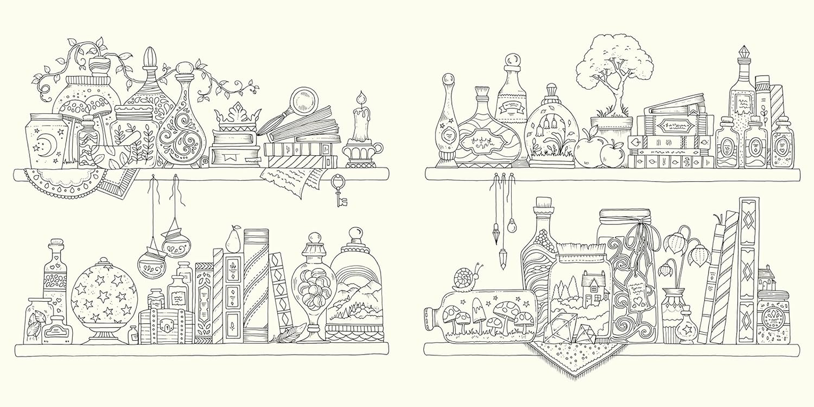 Rooms of Wonder: Step inside This Magical Colouring Book image number 1