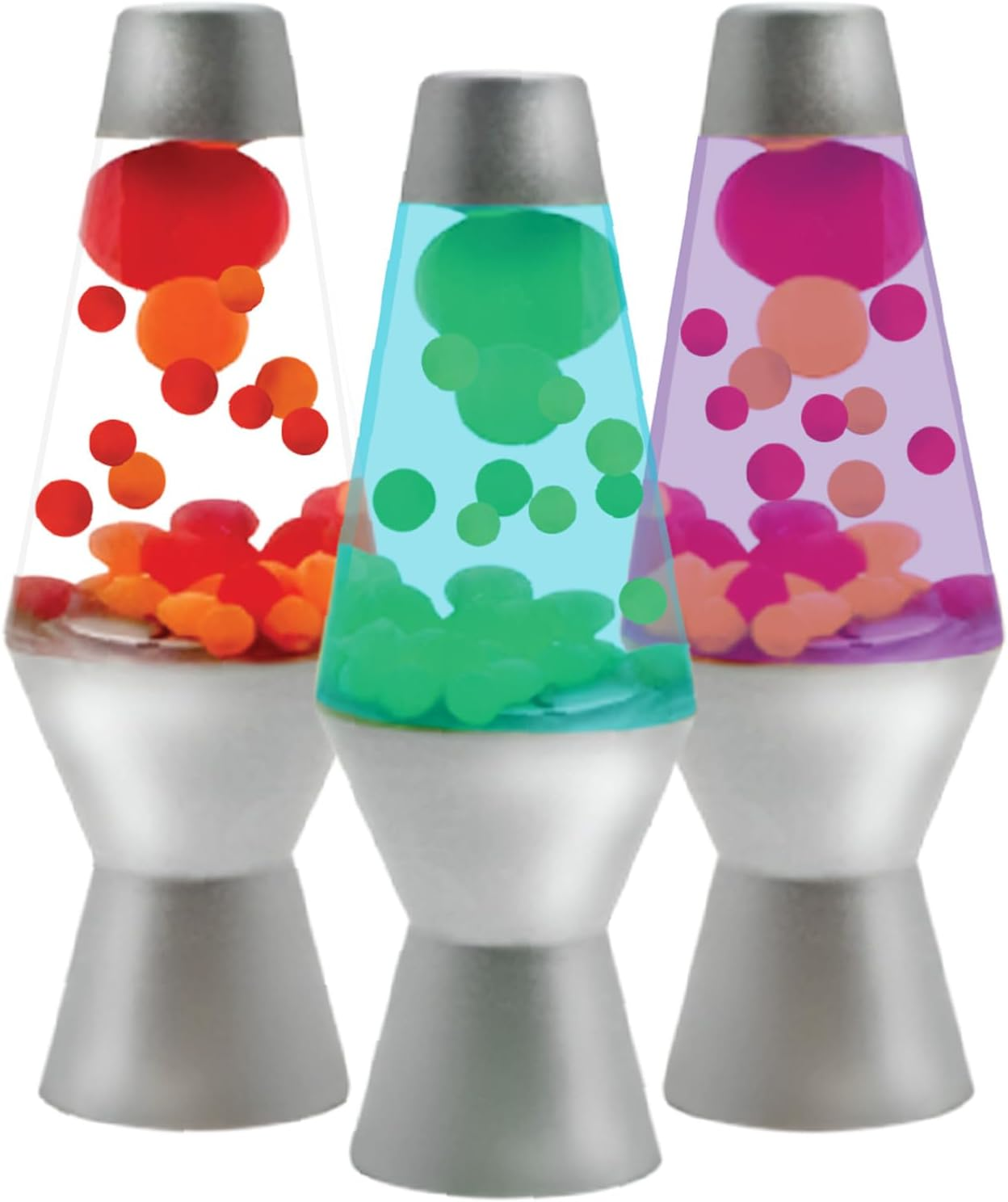 Lava Squish N' Flow - Squeeze and Flow Miniature Lava Toy - Classic Lava Lamp Shape Filled with Flowing Colors - Ages 3 and Up image number 2
