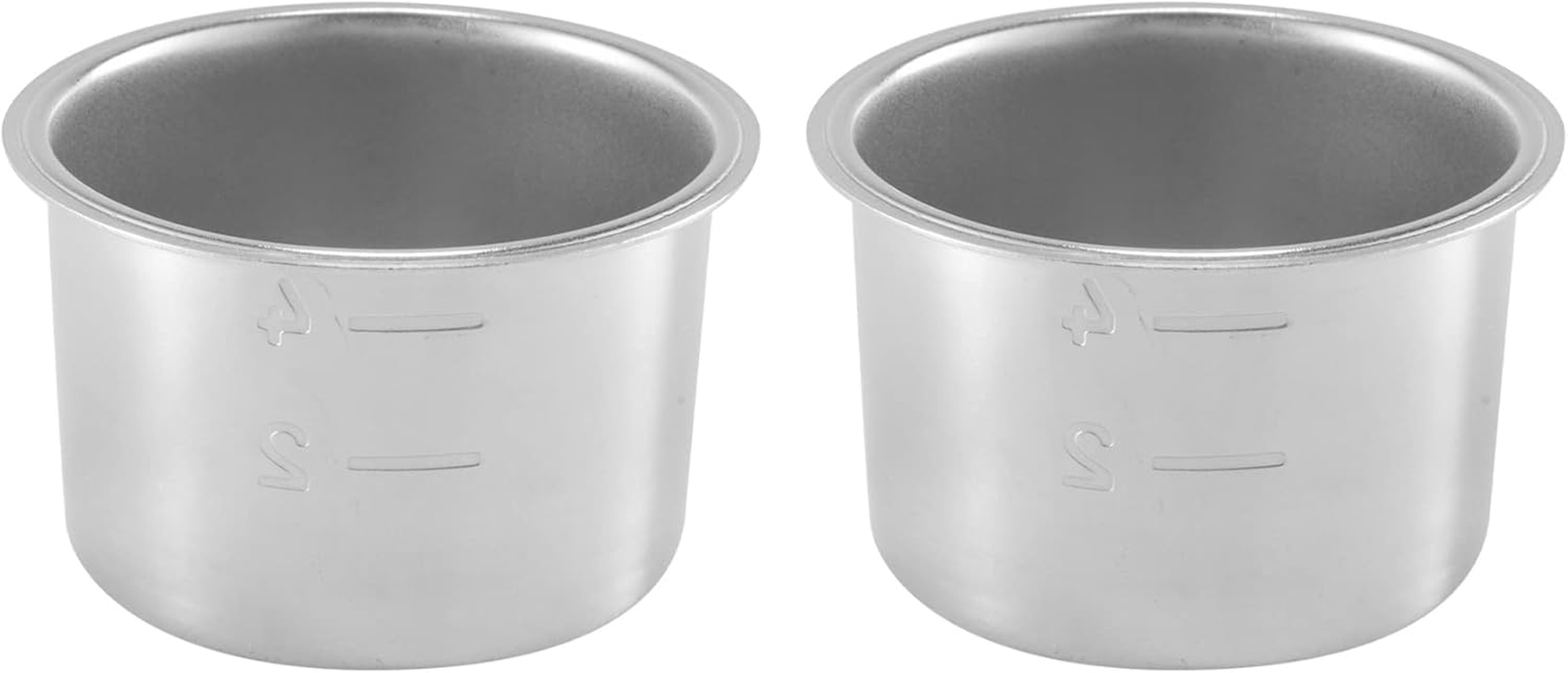 2Pcs 51Mm 4 Cups Filter Replacement Filter Basket for Coffee Bottomless Portafilter for EC680/EC685 Espresso image number 5