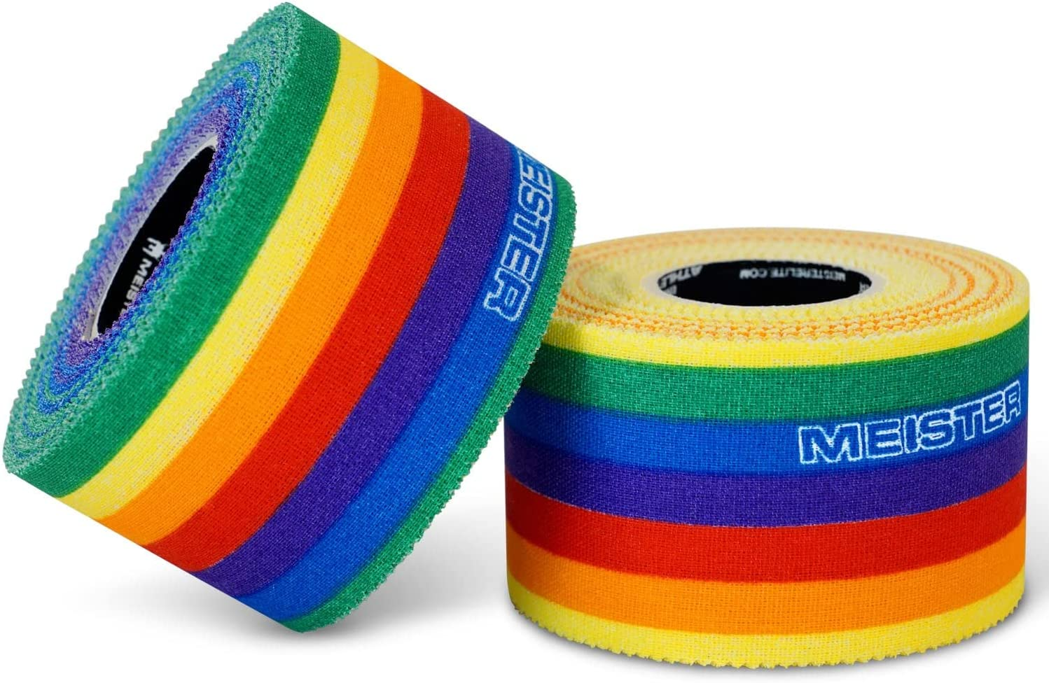 Meister Elite Athletic Tape - Breathable High-Adhesive Trainer'S Tape - 2 Roll Pack - Pride Flag - Pride Flag image number 5