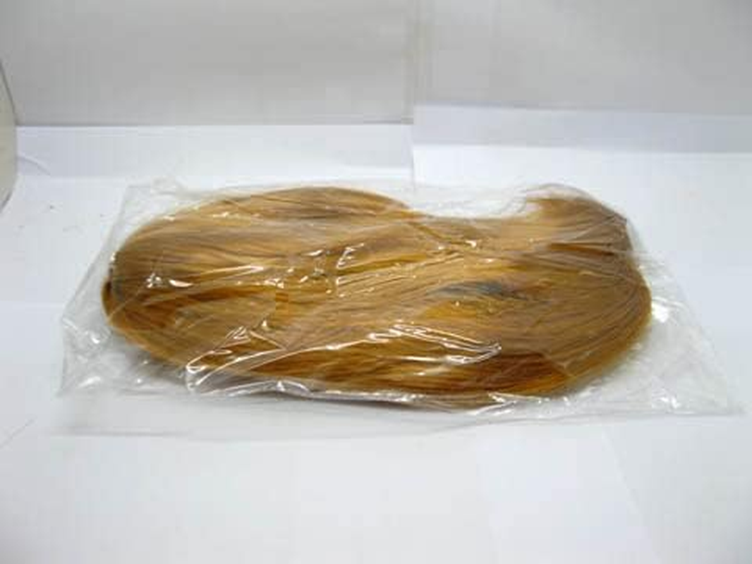 4Pcs Bobo Head Style Neat Bang Short Straight Cosplay Wig - Gold image number 1