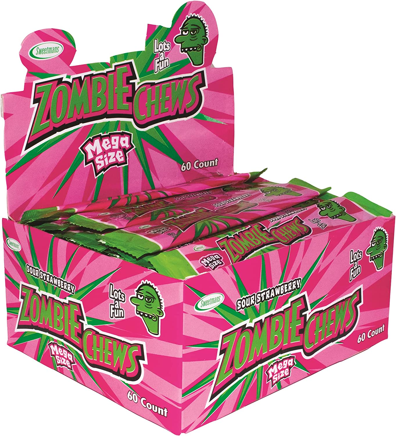 Zombie Chews Strawberry Flavour 28G X 72