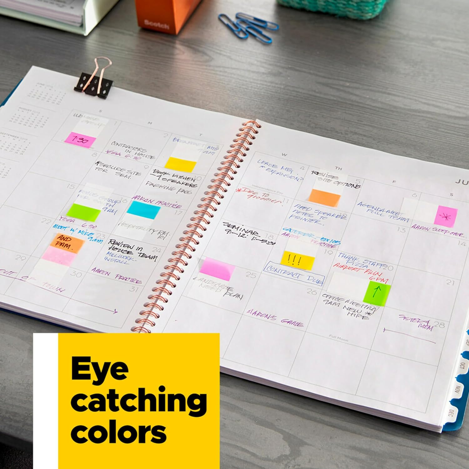 Post-It Flags Yellow 25.4Mm X 43.2Mm 680-YW2 image number 1