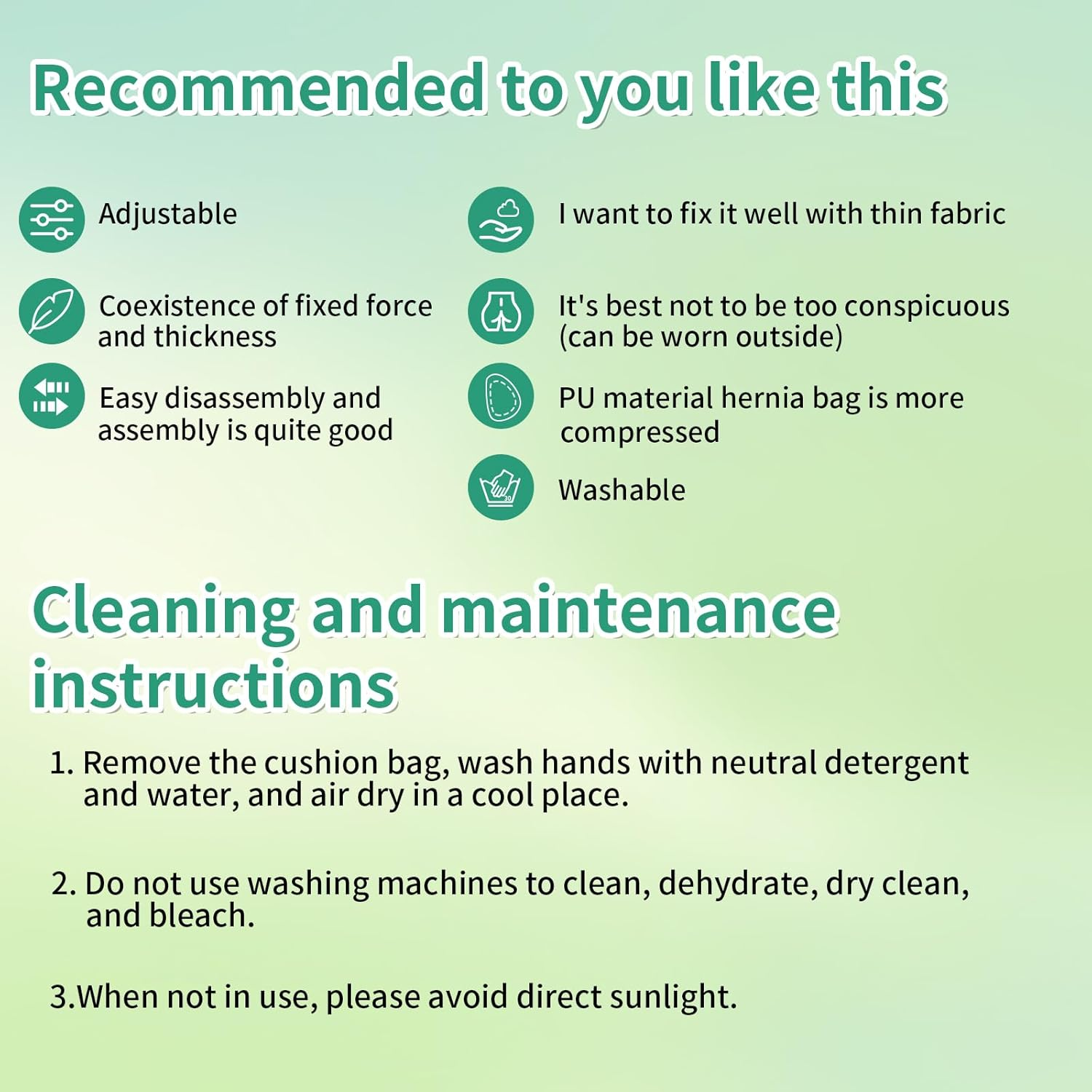 Tenbon Hernia Belt Truss for Single/Double Inguinal or Sports Hernia, Hernia Support Brace for Men for Women Pain Relief Recovery Strap with 2 Removable Compression Pads Comfortable Material,, Beige (XL)