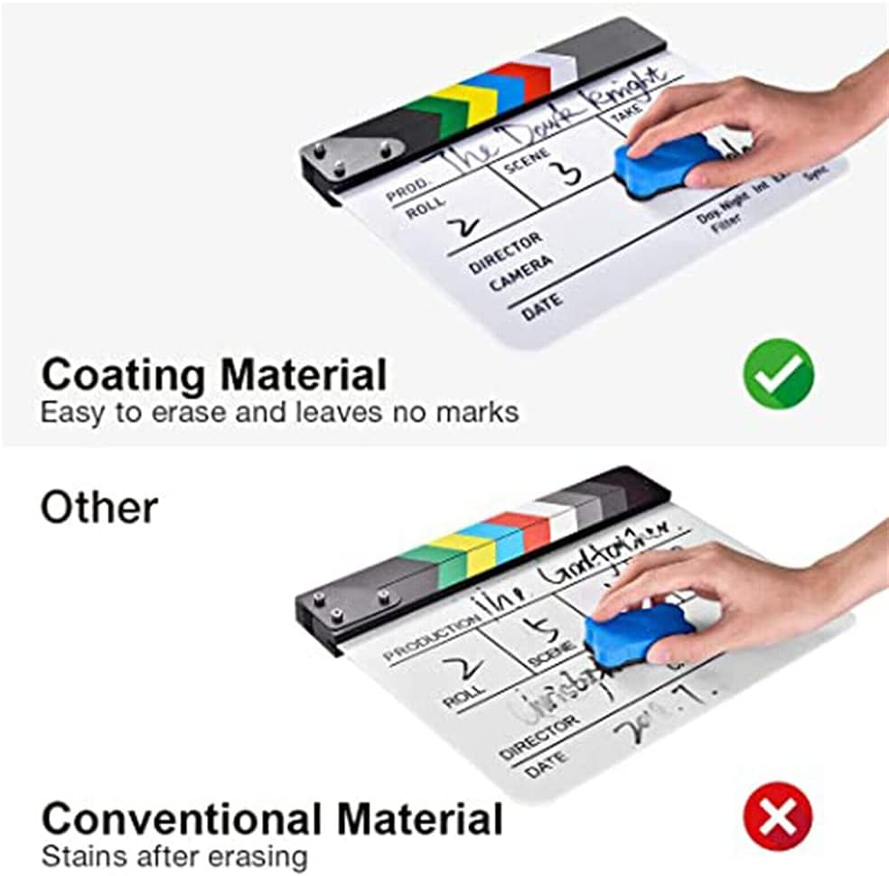 Clapperboard Clapper Board TV Movie Slate Colorful Clapboard Clapper Board Film image number 2