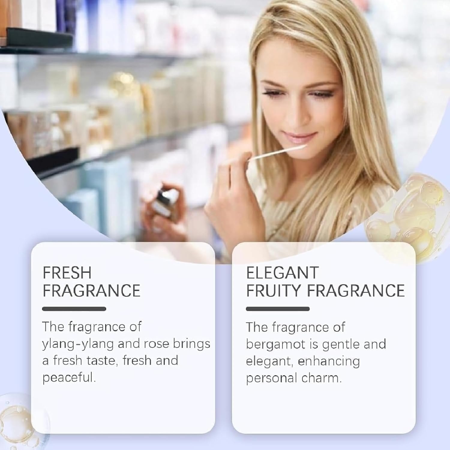 Elyven Baby Powder Perfume, Ebyveen Powder Perfume, Baby-Soft Perfumes Spray, an Eau De Parfums, Floral & Creamy Aroma for Women & Men (4PCS)