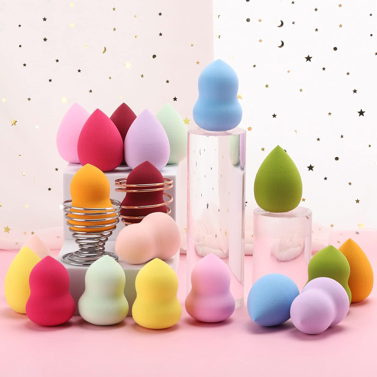 20 Packs Makeup Sponge Set Blender Blending Sponge Face Beauty Sponge Flawless for Foundation and Powder image number 6