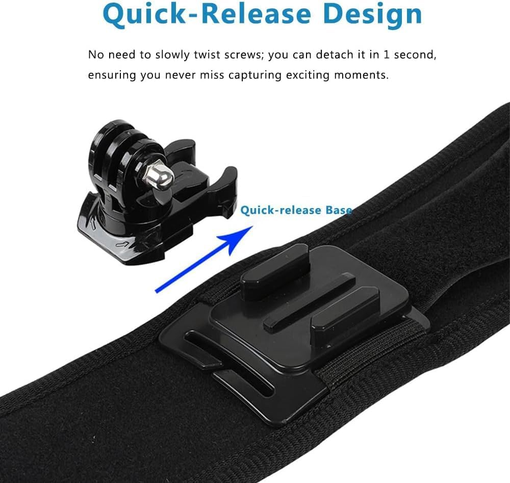 Wrist Strap Mount Compatible with Gopro Hero 13 12 11 10 Max 9 8 7 6 5 Session, Insta360 and Most Action Camera image number 4