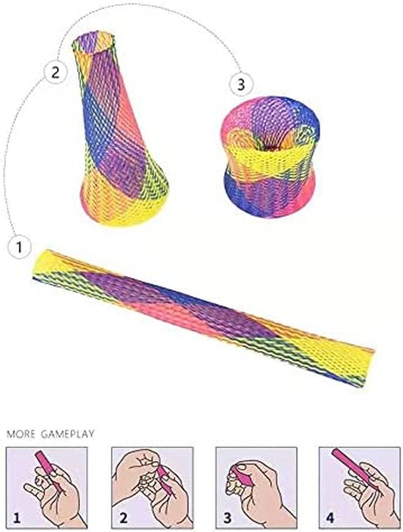 ISMARTEN Cat Spring Toys, 30 Packs Cat Tube Spring Toy Interactive Cat Toy for Indoor Cats, Plastic Spring Coils Attract Cats to Swat, Bite, Hunt(Random Color) (30 Packs) image number 4