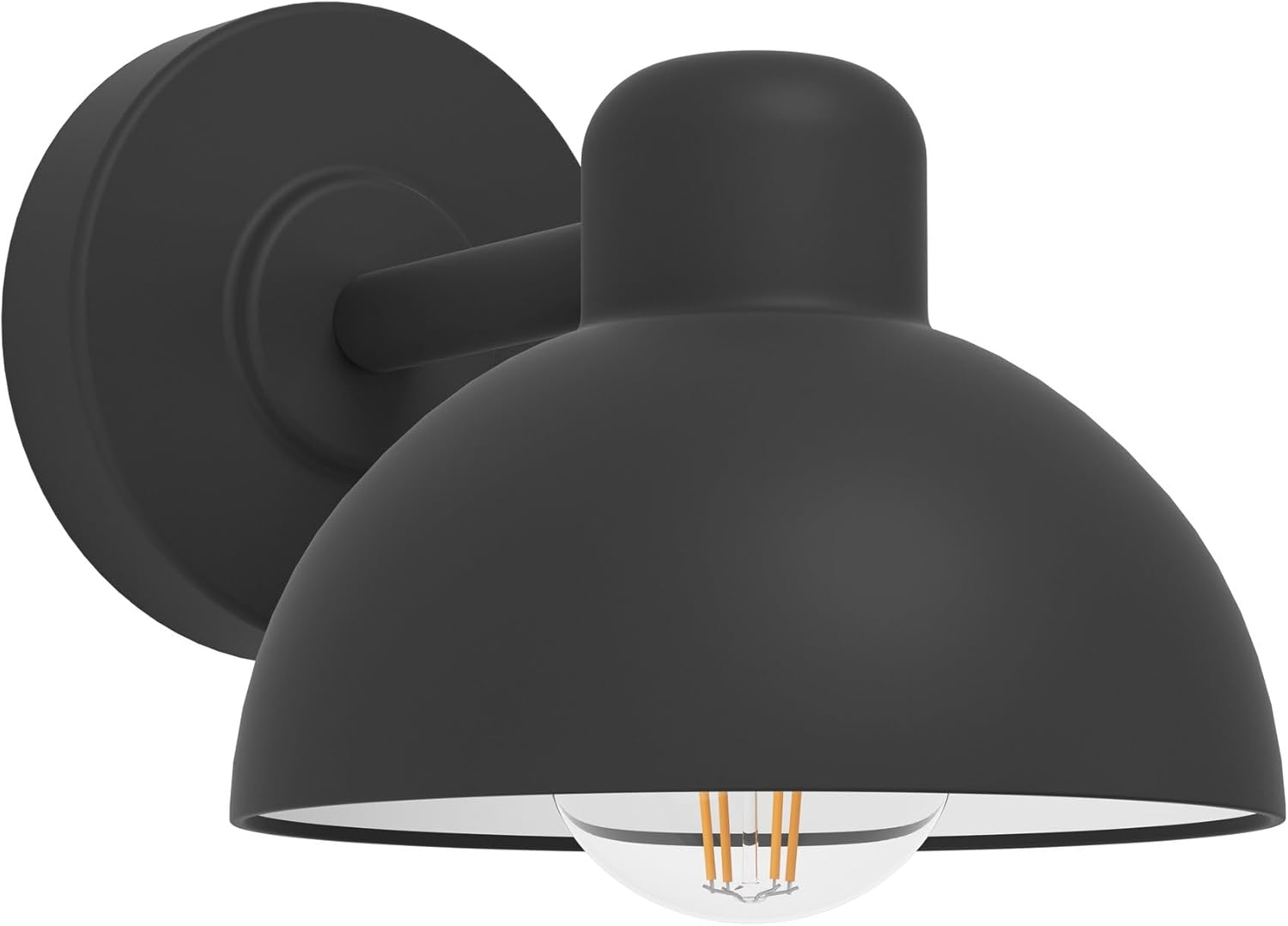 EGLO Wall Light, Alloy Steel Plastic, Black, 20 X 23.5 X 18.5 Cm image number 4