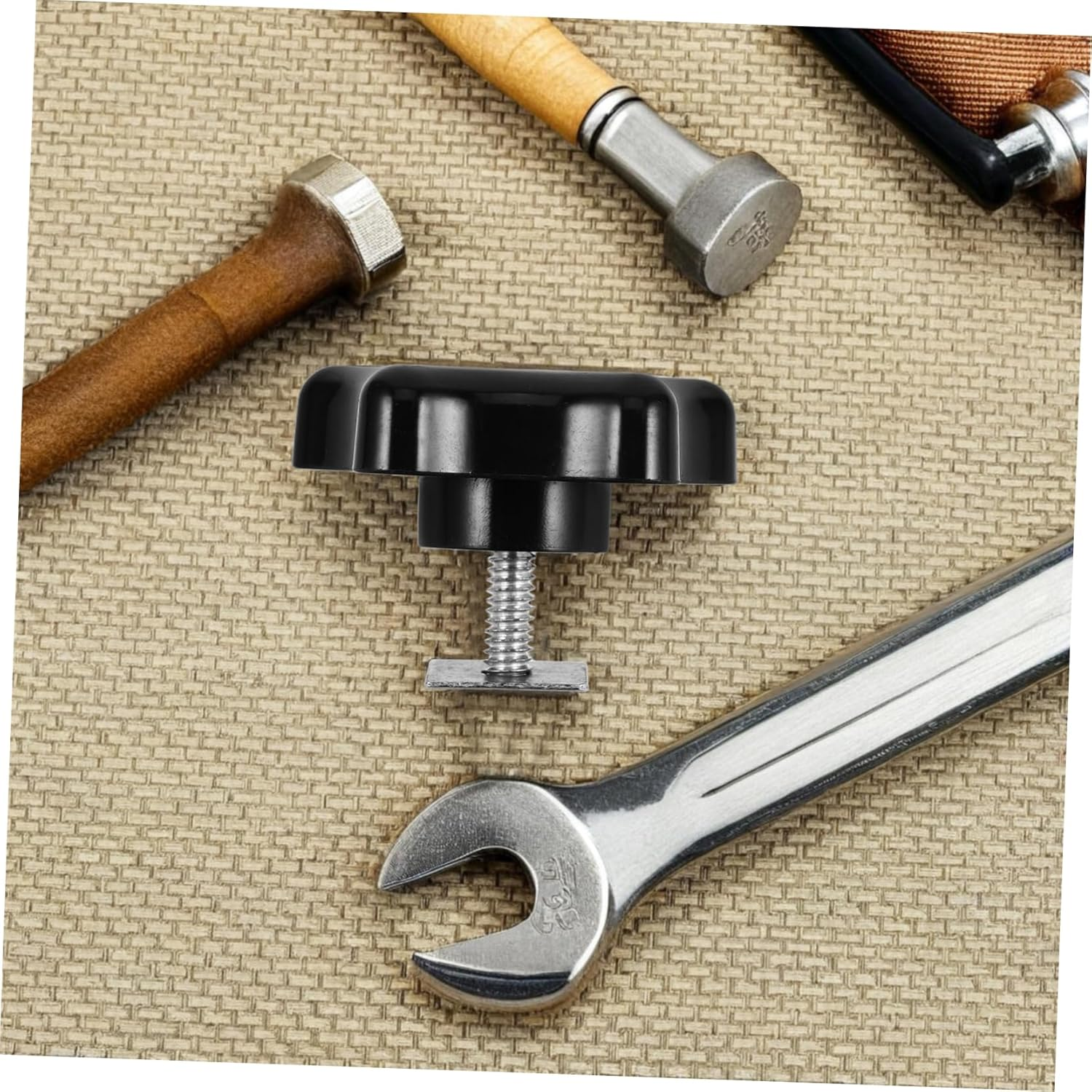 Luxshiny Awning Knob Bracket for Rv Window Knob Rv Awning Fastener Black Material Easy Installation Shade and Camping Accessory Setup