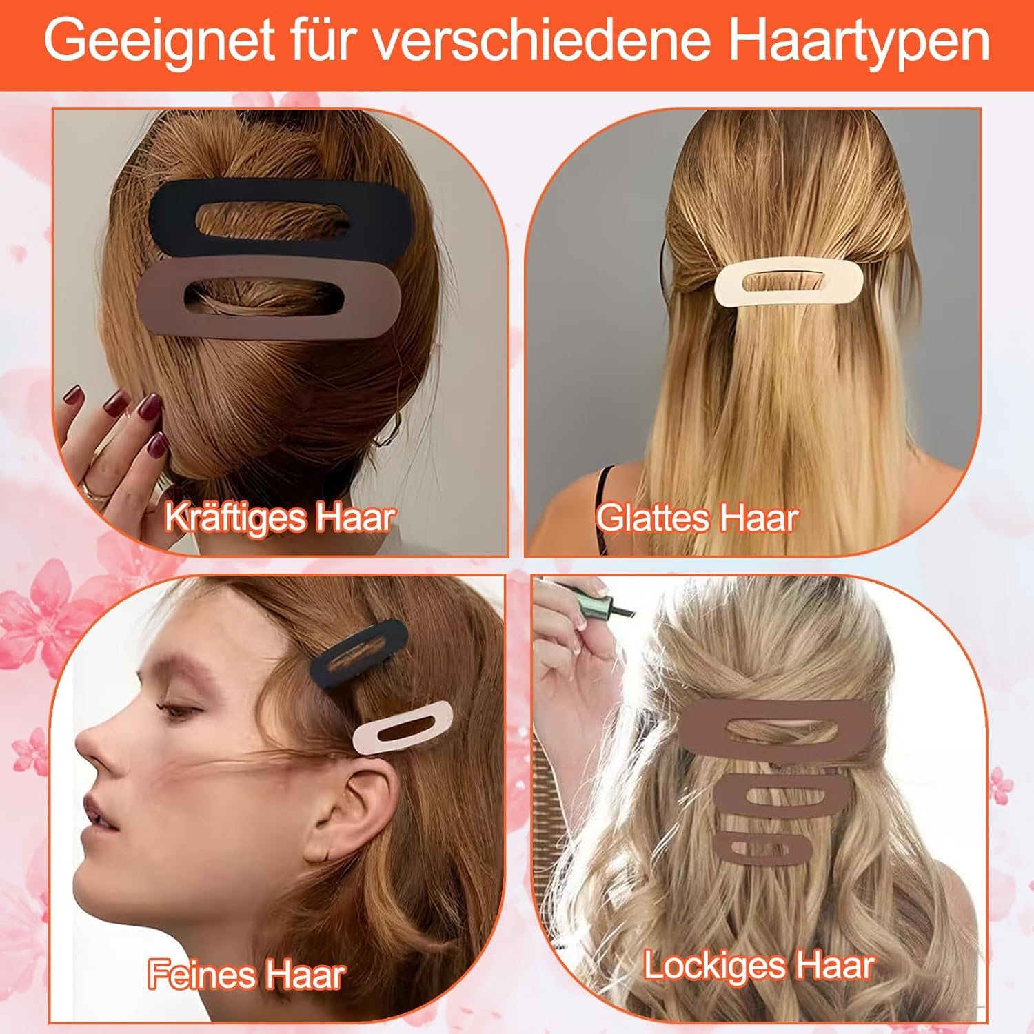 Bamyli Women'S Hair Clips - Pack of 15 Flat Hair Clips & Duckbill Hair Clip, Non-Slip for Everyday Sports, Thick and Thin Hair image number 4