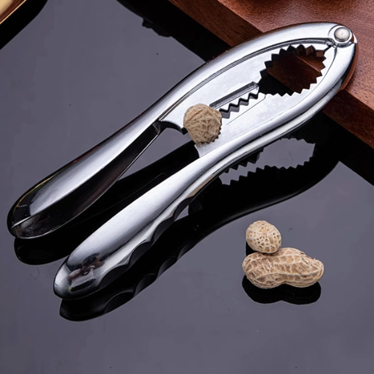 Zinc Alloy Nut Cracker Set Crab Cracker Tool with Good Grip Pecan Nut Cracker Opener Tool for Home Kitchen Gadget image number 6