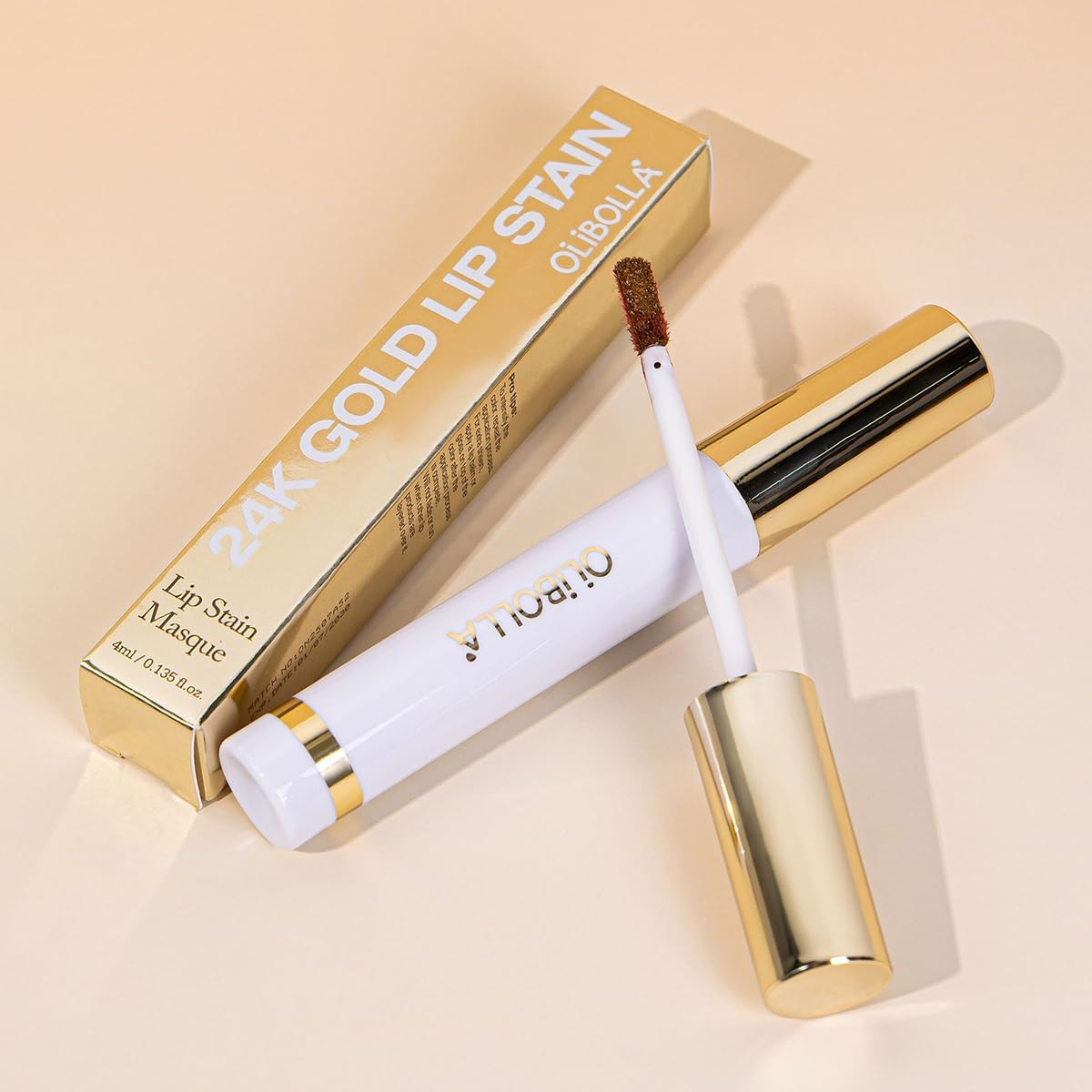 Lip Liner Peel off Lip Stain 24K Gold Wipe off Lip Stain Tattoo Long Lasting Waterproof Lip Tint for Women Girls,Detachable Lip Liner Pencil High-Pigment Lip Color,Smudge & Transfer Proof (02#Coffee) image number 3