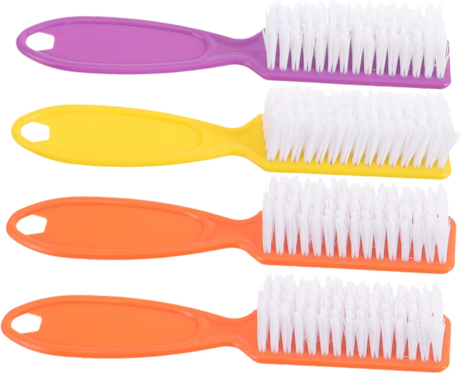 Gatuida 4Pcs Nail Brush Long Handle Nail Cleaning Brush Soft Bristles for Shower image number 5