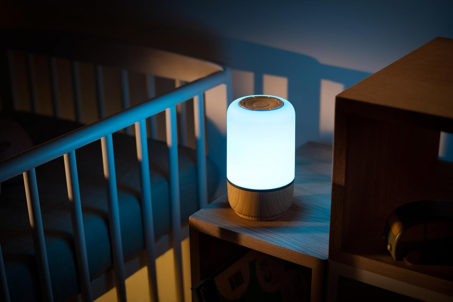 Maxi COSI Connected Nursery Bundle-See Baby Monitor + Soothe Light & Sound + Glow Cot Light, Minimal Design, Smart Sensory Controlled by One App, Easy to Use & Installation
