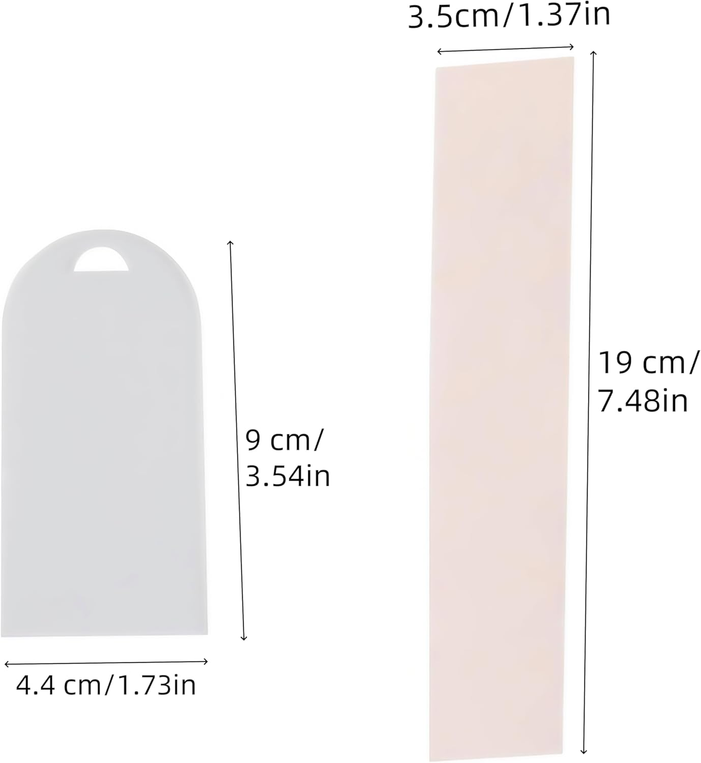 30 Pcs Frosted Acrylic Wedding Card, Wizefolk Arch Blank Wedding Decoration Seating Cards,Decor Acrylic Name Tag, DIY Place Cards, for Table Setting Dinner Parties Guest Name,Signs image number 1