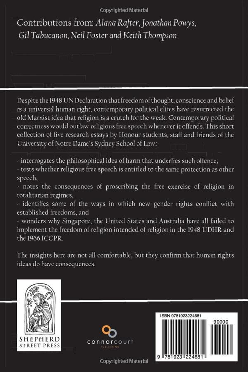 CURRENT ISSUES in LAW and RELIGION