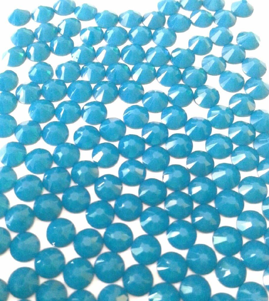 CARIBBEAN BLUE OPAL Crystal Rhinestones Flatback 144 SWAROVSKI 3.8Mm 16Ss Ss16
