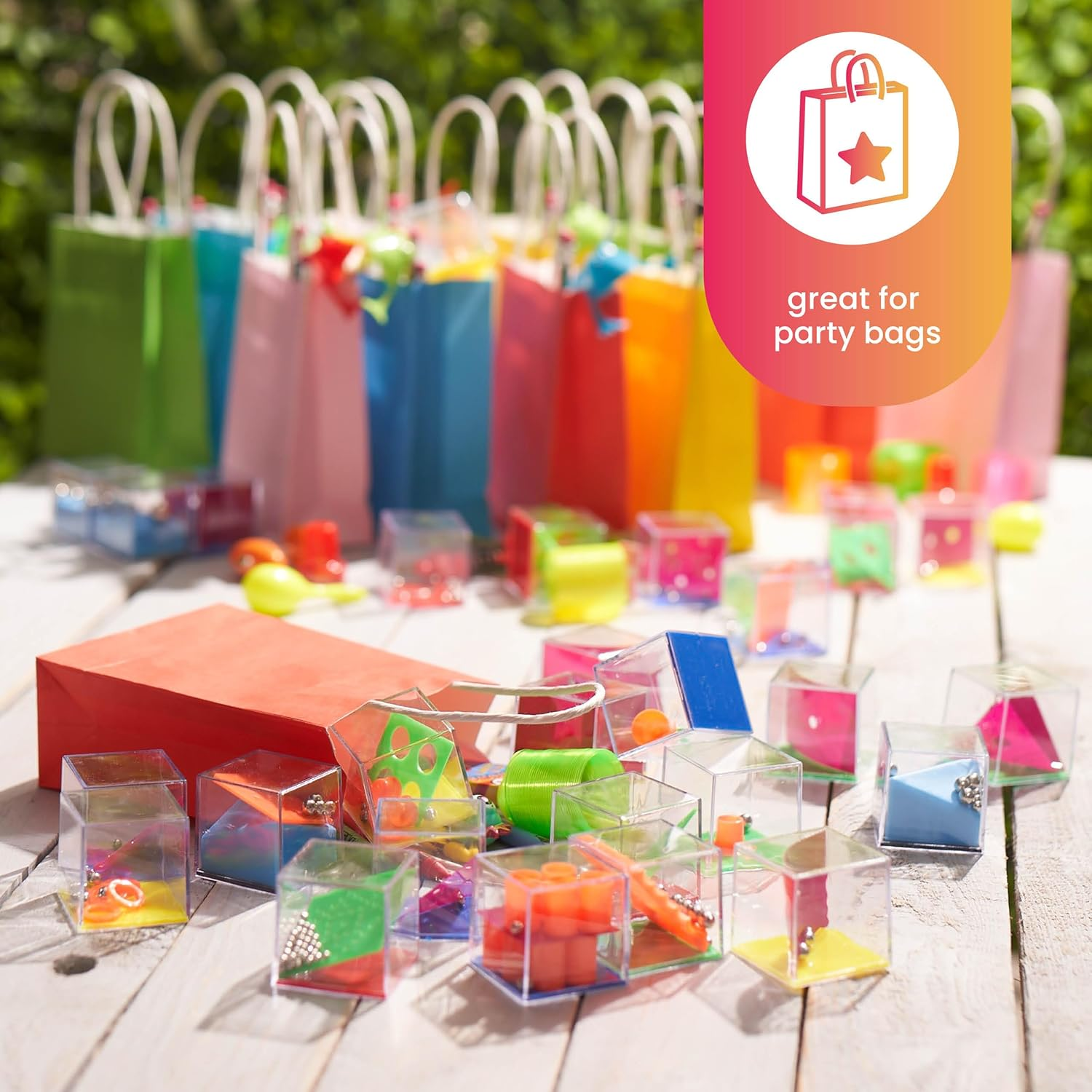 Mini Puzzle Box - Brain Teaser Set of 28 - Assorted Levels of Games - Perfect Party Bags Fillers, Pinata, Giveaways & Favours - Anxiety & Stress Relief Toys for Adults & Children image number 2